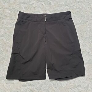 Exofficio Shorts Womens 12 Black Pockets Outdoors Hiking Bermuda
